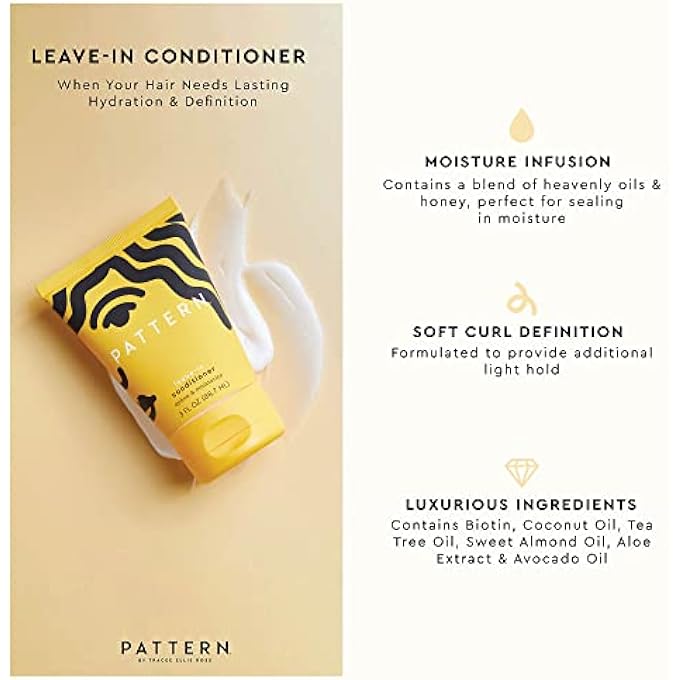 PATTERN BEAUTY BY TRACEE ELLIS ROSS LEAVE-IN CONDITIONER 9.8 FL OZ - RICH MOISTURE FOR CURLY, COILY AND TIGHT-TEXTURED HAIR, 3A TO 4C, 9.8 FL OZ - Image 3